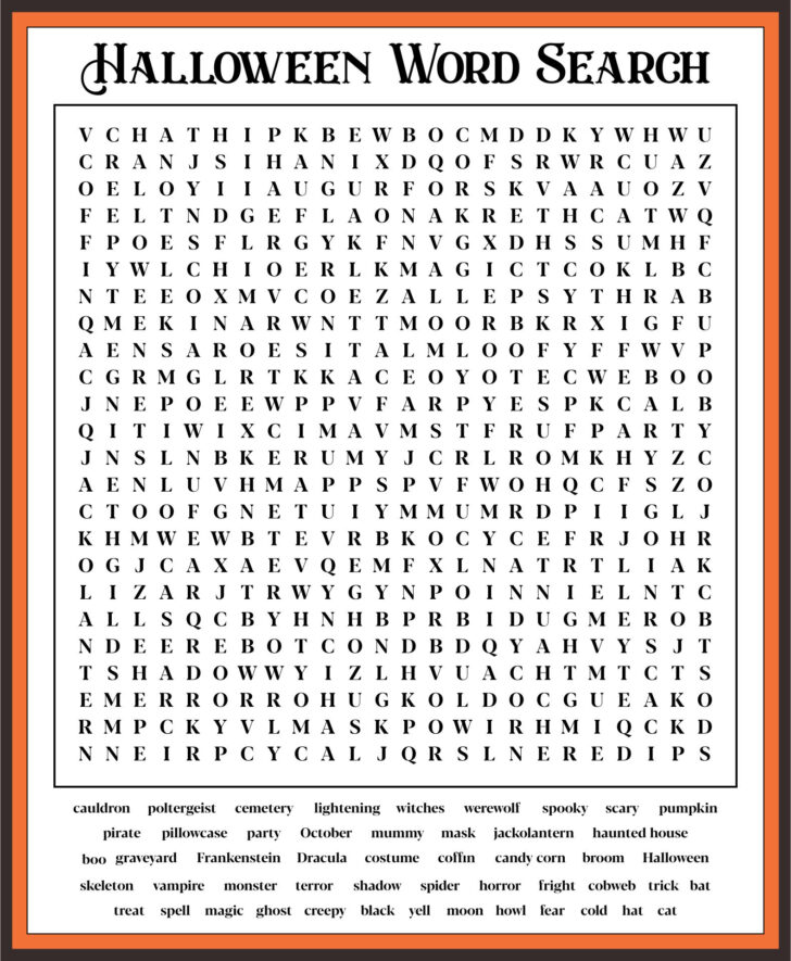 Long Word Searches Printable