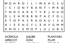 10 Free Printable Word Search Puzzles