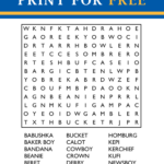 10 Free Word Search Puzzles You Can Print Free Printable Word