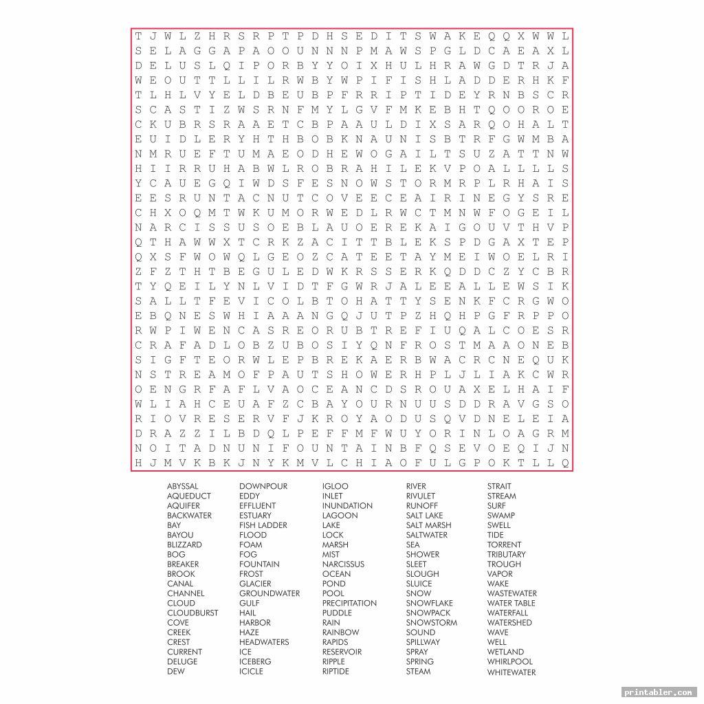 100 Word Searches Printable Gridgit