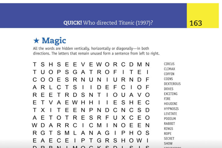 Printable Word Search Puzzles Readers Digest