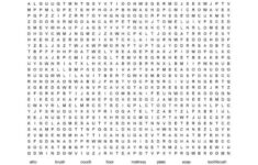 25 FREE Printable Word Searches