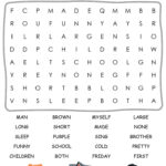 2nd Grade Word Search Cool2bKids