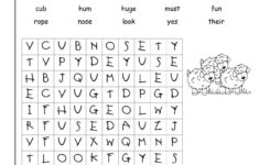 2Nd Grade Word Search Free Printable Free Printable