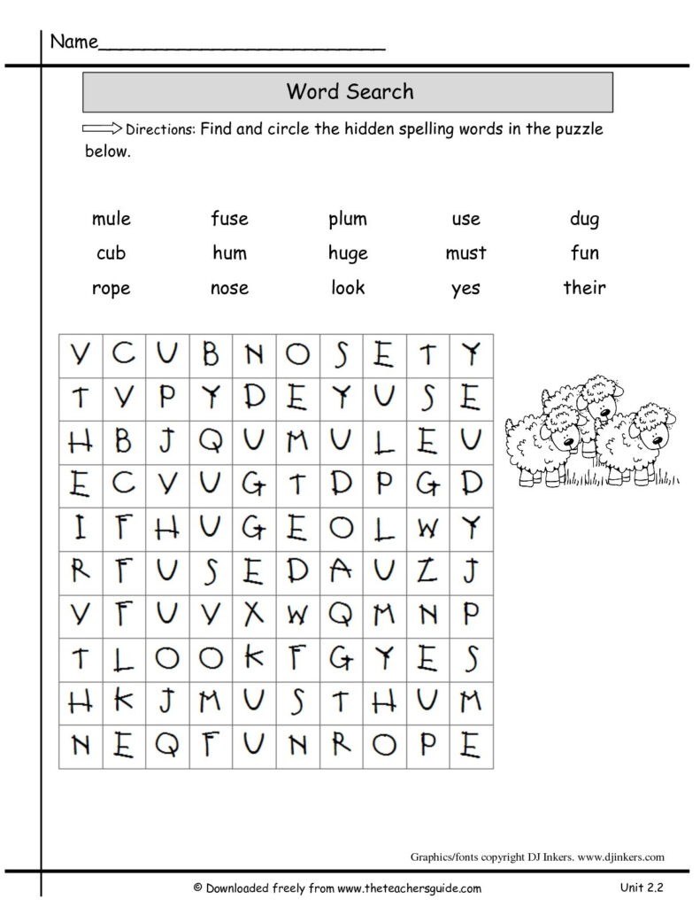 2Nd Grade Word Search Free Printable Free Printable Printable Word Search