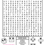 2Nd Grade Word Search Free Printable Free Printable