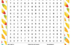4 Best Printable Thanksgiving Word Search Puzzles Printablee