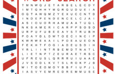 4th Of July Word Search Printable Happiness Is Homemade