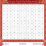 5 Best Christmas Word Search Puzzles Printable Printablee