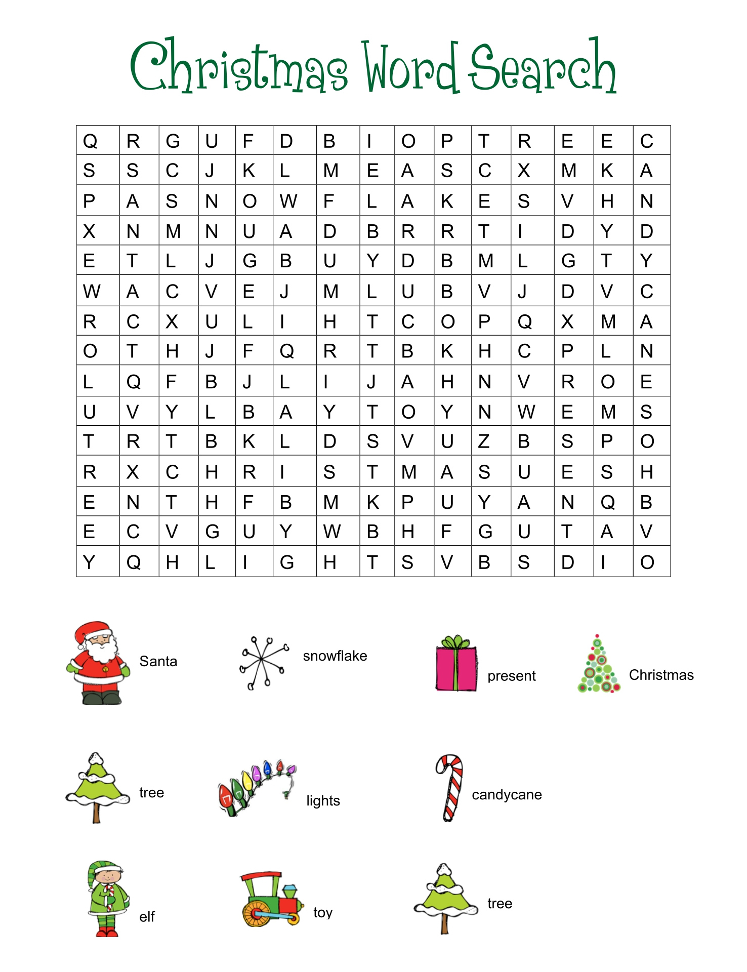 5 Best Printable Christmas Word Search Worksheets Adult Printablee