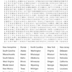 50 States Word Search Cool2bKids