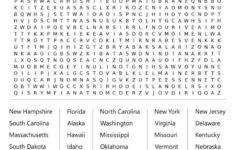 50 States Word Search Cool2bKids