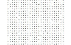 50 US States Word Search Free Printable