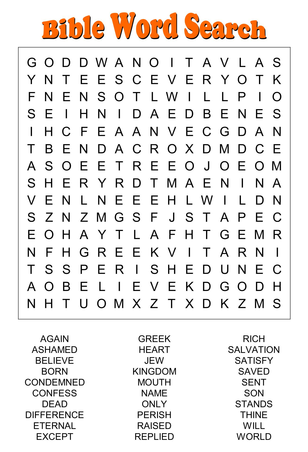 7 Best Bible Puzzles New Year Printables Printablee