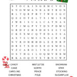 7 Best Printable Christmas Word Search Games Printablee