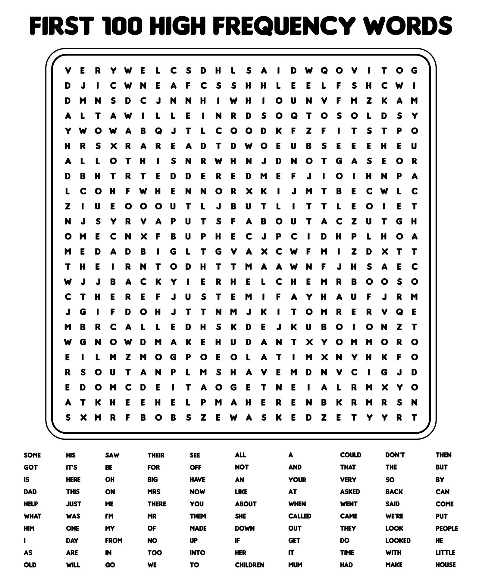 8 Best 100 Word Word Searches Printable Printablee