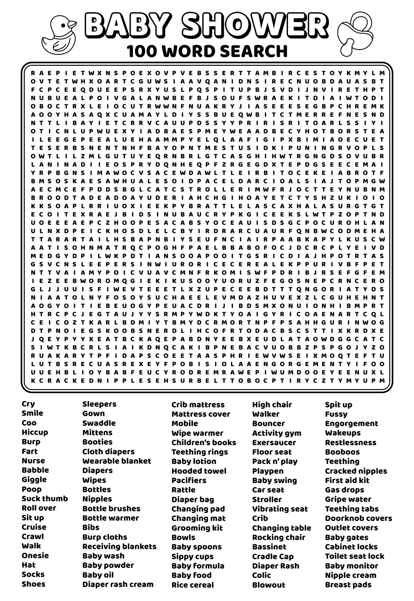 8 Best 100 Word Word Searches Printable Printablee