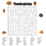 8 Best Easy Printable Thanksgiving Word Search Printablee