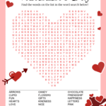 Adorable Valentine S Day Word Search Printable I Spy Fabulous