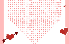 Adorable Valentine s Day Word Search Printable I Spy Fabulous