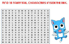 Anime Word Search Challenge 1 Anime Amino