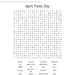 April Fools Word Search Printable Word Search Printable
