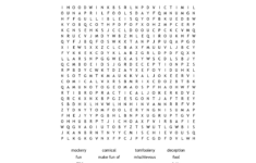 April Fools Word Search Printable Word Search Printable