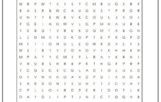 August Word Search Monster Word Search