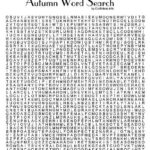 Autumn Word Search Printable Free Printable Word Searches Fall Words