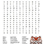 Baseball Word Search Free Printable Learning Ideas For Parents Kids
