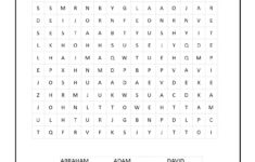 Bible Word Search For Kids Printable Word Search Printable