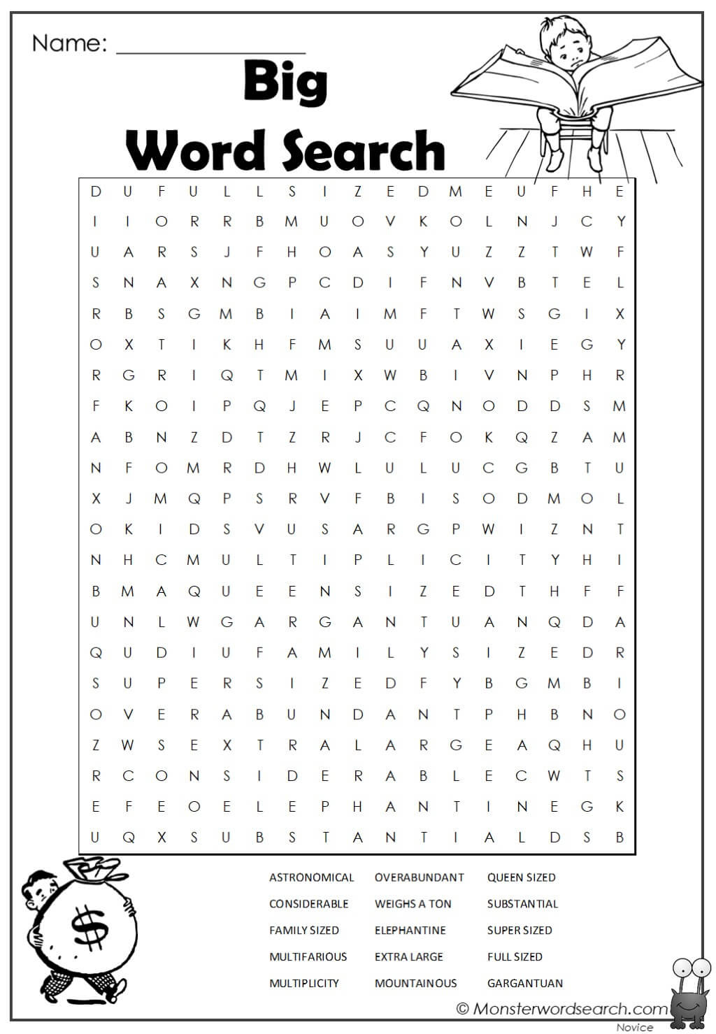 Big Word Search 1 jpg Monster Word Search