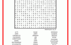 Books Of The Bible II Bible Wordsearch Puzzle BiblePuzzles