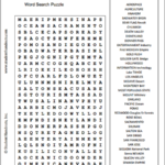 California Cities And Landmarks Word Search Puzzle Student Handouts