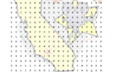 California Word Search Worksheet Have Fun Teaching