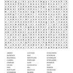 Carmen Azalea Mega Wordsearch Word Search Printable