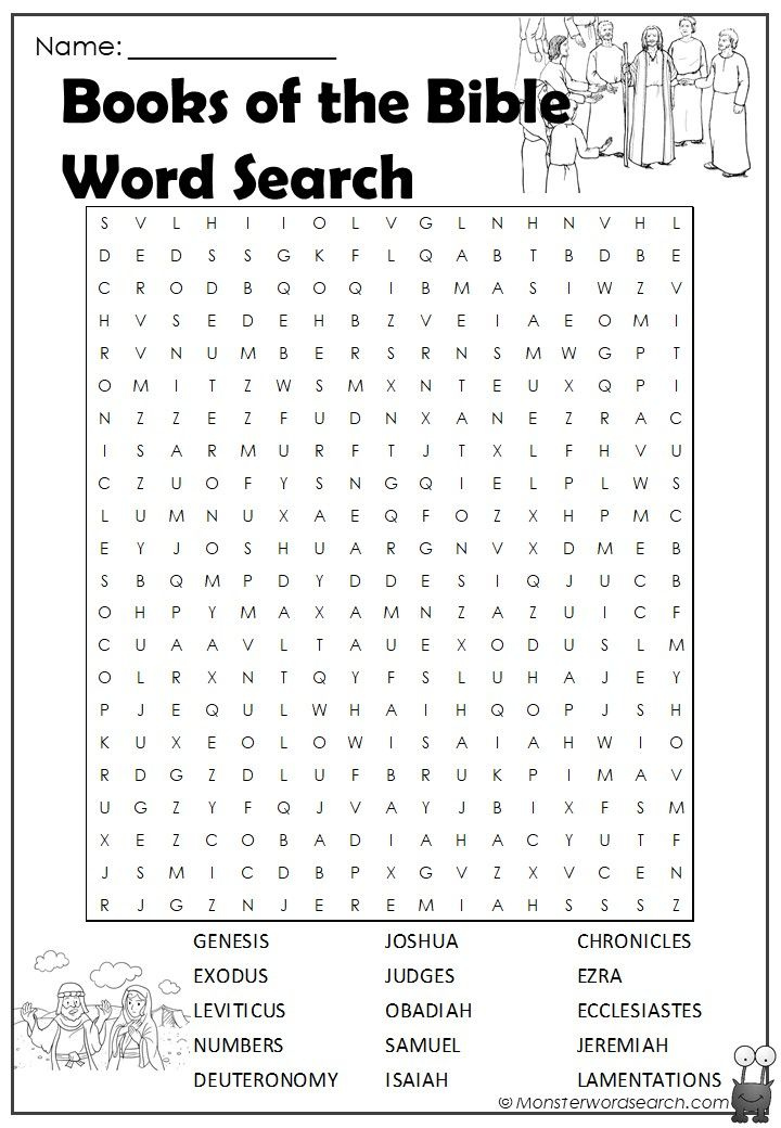 Check Out This Fun Free Books Of The Bible Word Search Free For Use At 