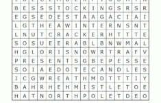 Christmas Inspired Word Search 2 free Printable