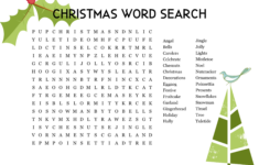 Christmas Word Search As For Me And My Homestead