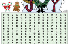 Christmas Word Search Best Coloring Pages For Kids
