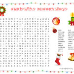 Christmas Word Search Best Coloring Pages For Kids