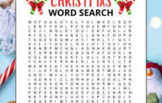 Christmas Word Search Free Printable