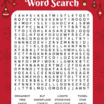 Christmas Word Search Free Printable Play Party Plan