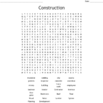 Construction Word Search WordMint