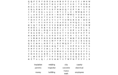 Construction Word Search WordMint