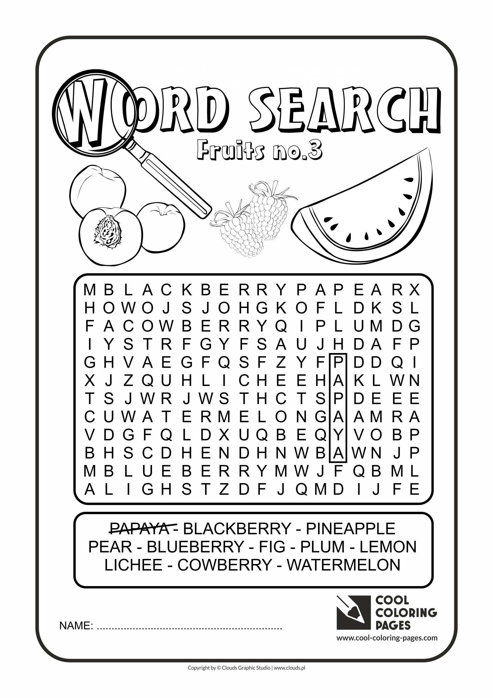 Cool Coloring Pages Word Search Cool Coloring Pages Free 