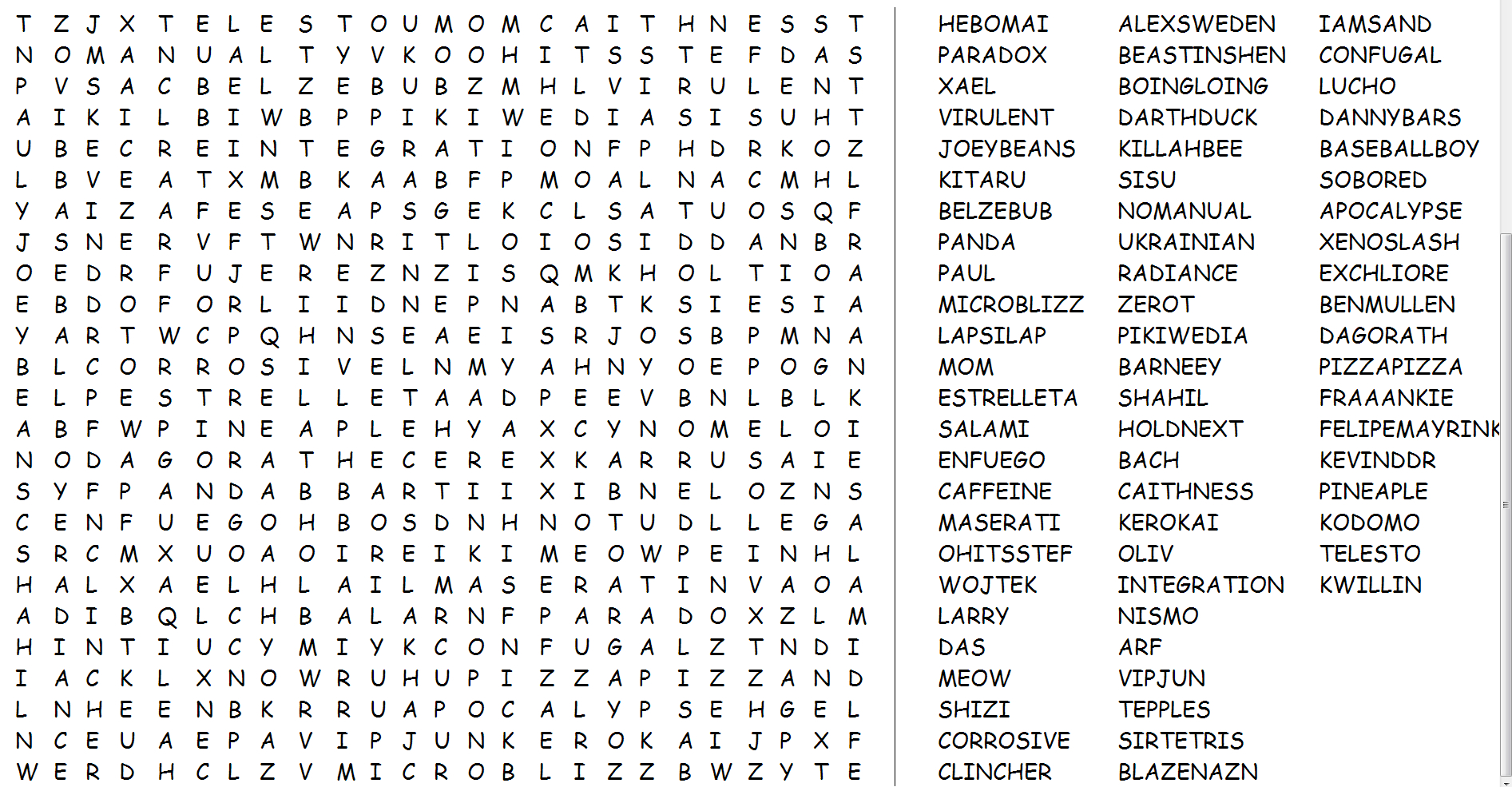 Difficult Word Search Beles club Printable Difficult Puzzles For 
