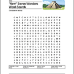 Discover The New Seven Wonders Of The World With Free Printables New