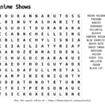 Download Word Search On Anime Shows