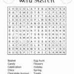 Easter Inspired Word Search 1 Free Printable